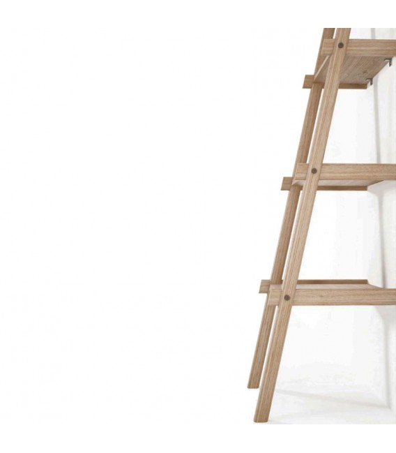 SimplyCity Ladder Shelves w/ Drawer and Niche