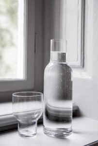 Bottle Carafe 紅銅玻璃瓶（高）