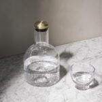 Bottle Carafe 黃銅玻璃瓶（寬）