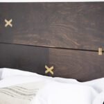 Kulu 焦燻橡木床架