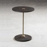 Ollo 焦燻橡木圓邊几