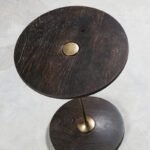 Ollo 焦燻橡木圓邊几