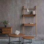 Simply City 階梯書桌層架 - 柚木款