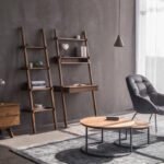 Simply City 階梯書桌層架 - 柚木款