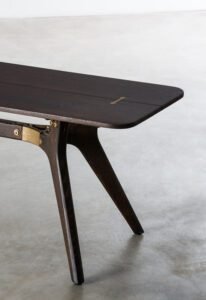 Kiri 焦燻橡木長凳