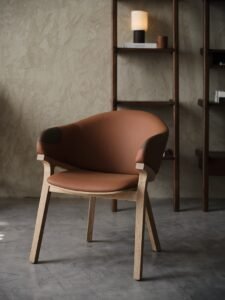 Patch 皮革橡木座椅