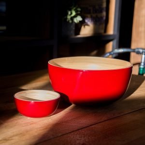 Natural Bamboo Salad Bowl (S)