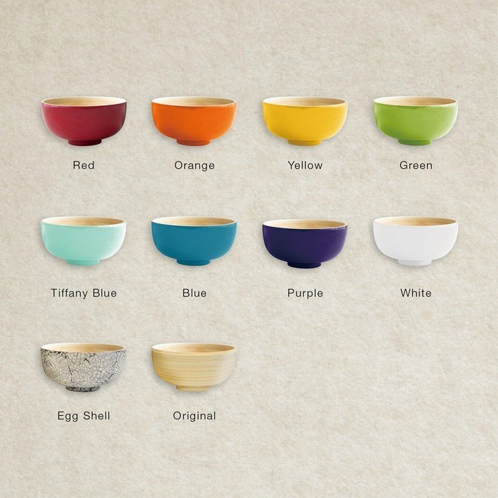 Natural Bamboo Salad Bowl (S)