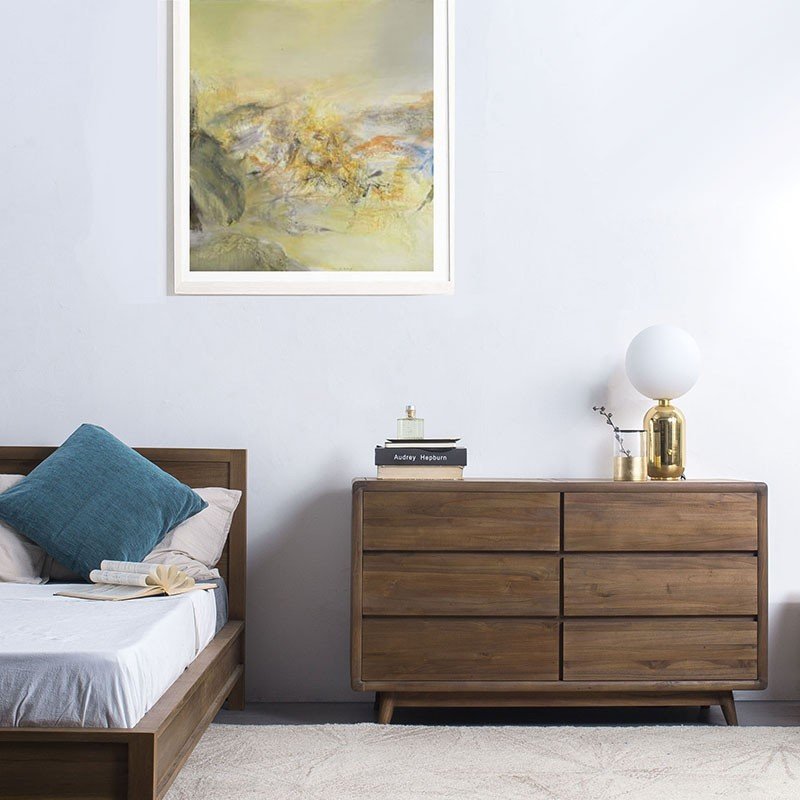 Vintage 6-Drawer Chest
