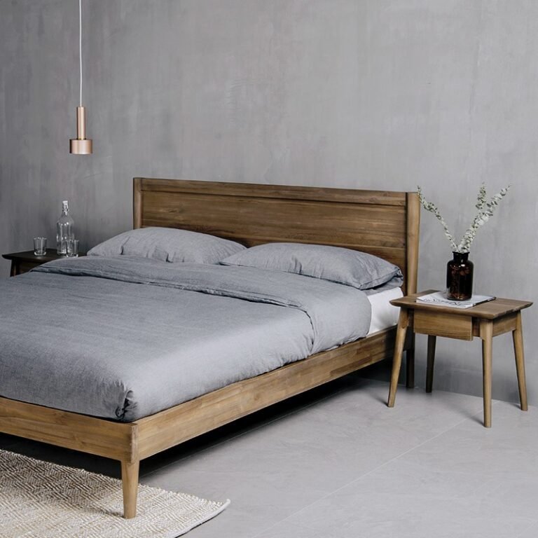 Vintage Bedside Table w/ Drawer