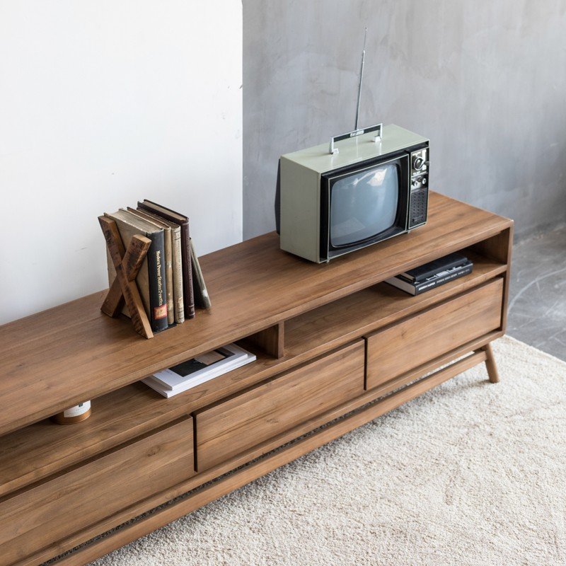 Twist Media Cabinet with 3 Drawers